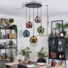 Ripoll Hanglamp, Kogellampje, Cluster hanglamp Blauw, Chroom, Goud, Groen, Koperkleurig, Rookkleurig, 5-lichts