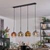 Koyoto Hanglamp, Kogellampje, Hanglamp Goud, Duidelijk, Koperkleurig, Rookkleurig, 4-lichts