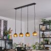 Ripoll Hanglamp, Kogellampje, Hanglamp Goud, Duidelijk, 4-lichts