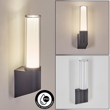 Isara Wandlamp voor buiten, Wandlamp LED Antraciet, 1-licht