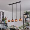 Ripoll Hanglamp, Kogellampje, Hanglamp Koperkleurig, 4-lichts