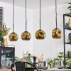 Ripoll Hanglamp, Kogellampje, Hanglamp Goud, 4-lichts