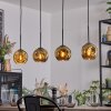 Ripoll Hanglamp, Kogellampje, Hanglamp Goud, 4-lichts