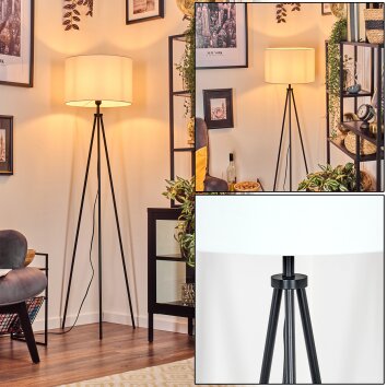 Soungou Staande lamp Zwart, 1-licht