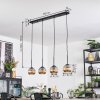 Ripoll Hanglamp, Kogellampje, Hanglamp Amber, 4-lichts