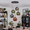 Ripoll Hanglamp, Kogellampje, Cluster hanglamp Blauw, Groen, Koperkleurig, 5-lichts