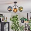 Ripoll Plafondlamp, Kogellampje Blauw, Goud, Groen, 3-lichts