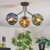 Ripoll Plafondlamp, Kogellampje Blauw, Goud, Groen, 3-lichts