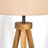 Soungou Staande lamp Bruin, Natuurlijke kleuren, Zwart, 1-licht