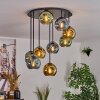 Ripoll Plafondlamp, Kogellampje Blauw, Goud, Groen, 9-lichts