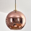 Koyoto Hanglamp, Kogellampje, Hanglamp Goud, Zwart, 1-licht