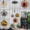 Ripoll Hanglamp, Kogellampje, Cluster hanglamp Amber, Chroom, Goud, Koperkleurig, Rookkleurig, 4-lichts