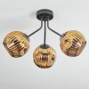 Ripoll Plafondlamp, Kogellampje Goud, 3-lichts