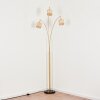 Sabadim Staande lamp Messing, Zwart, 3-lichts