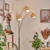 Bongal Staande lamp Messing, Zwart, 3-lichts