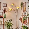 Chellas Staande lamp Messing, Zwart, 3-lichts