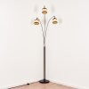 Chellas Staande lamp Chroom, Zwart, 3-lichts