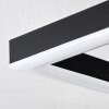 Ellekilde Plafondlamp LED Bruin, houtlook, Zwart, 1-licht