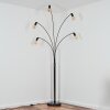 Codecreo Staande lamp Chroom, Zwart, 5-lichts