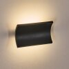 Grana Wandlamp voor buiten, Wandlamp LED Zwart, 2-lichts