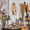 Ellekilde Wandlamp LED Bruin, houtlook, Zwart, 1-licht