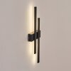 Glara Wandlamp voor buiten, Wandlamp LED Zwart, 2-lichts