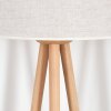 Saladillo Staande lamp Hout licht, Wit, 1-licht