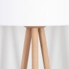 Saladillo Staande lamp Hout licht, Wit, 1-licht