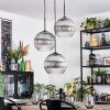 Koyoto Hanglamp, Kogellampje, Cluster hanglamp Duidelijk, Rookkleurig, 3-lichts