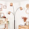 Soungou Staande lamp Chroom, Zwart, Wit, 3-lichts