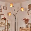 Soungou Staande lamp Chroom, Zwart, Wit, 3-lichts