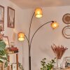 Soungou Staande lamp Chroom, Zwart, Wit, 3-lichts