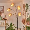 Soungou Staande lamp Zwart, Wit, 5-lichts