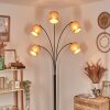 Soungou Staande lamp Zwart, Wit, 5-lichts