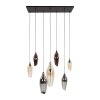 Cocoon Hanglamp Zwart, 7-lichts