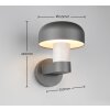 Trio verlichting FRASER Wandlamp stenen uiterlijk, 1-licht