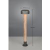 Trio verlichting FRASER Buiten staande lamp Hout licht, 1-licht