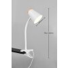 Reality Pongo Klemlamp LED Wit, 1-licht