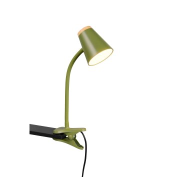 Reality Pongo Klemlamp LED Groen, 1-licht