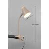 Reality Pongo Klemlamp LED Beige, 1-licht