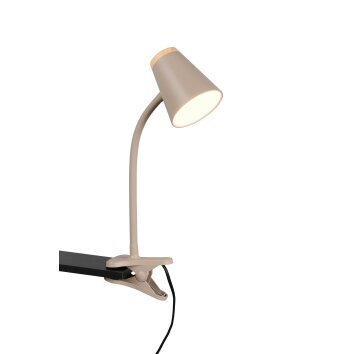 Reality Pongo Klemlamp LED Beige, 1-licht