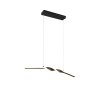 Reality Ginko Hanglamp LED Zwart, 1-licht