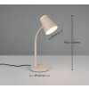 Reality Pongo Tafellamp LED Beige, 1-licht