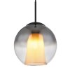 Globo Barry Hanglamp Zwart, 1-licht