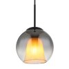 Globo Barry Hanglamp Zwart, 1-licht