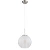 Globo Barry Hanglamp Chroom, Nikkel mat, 1-licht