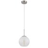 Globo Barry Hanglamp Chroom, Nikkel mat, 1-licht