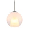 Globo Barry Hanglamp Chroom, Nikkel mat, 1-licht