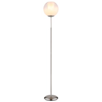 Globo Barry Staande lamp Chroom, Nikkel mat, 1-licht