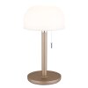 Paddestoel lamp  Globo Norman Tafellamp LED Champagne, 1-licht